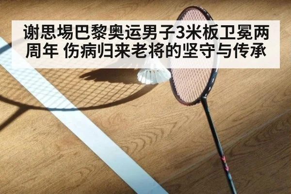 谢思埸巴黎奥运男子3米板卫冕两周年 伤病归来老将的坚守与传承